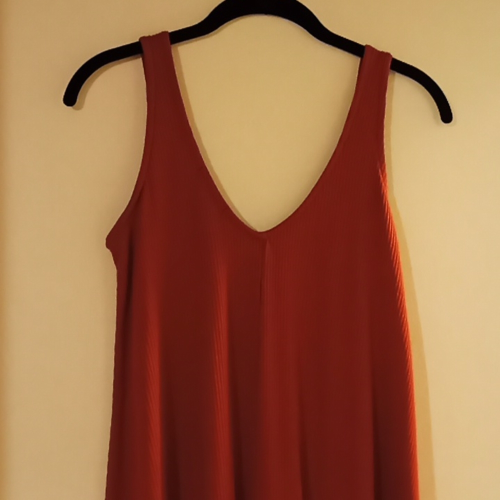 Bathing Suit Cover Up. Orange. Medium. - Picture 5 of 7